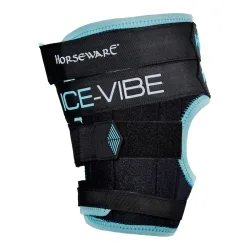 Horseware Ice-Vibe Hock Wrap - Black/Aqua -