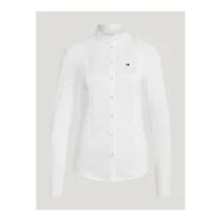 Tommy Hilfiger Equestrian Turniershirt New Jersey Damen - Optic White -  Grösse Bekleidung Damen: M
