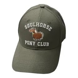 Cap Soulhorse Pony Club - Olive -  Farbe: Olive, Grösse: One Size