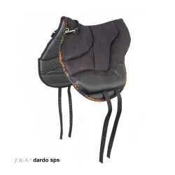F.R.A Anatomisch geschnittenes Reitpad Dardo sps - Schwarz -  Farbe: Schwarz, Grösse Pferd: Shetty - Pony