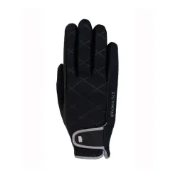 Roeckl Reithandschuh Julia Damen - schwarz Grösse Handschuhe: 8.5, Farbe: Schwarz