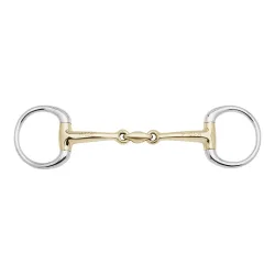 Stübben Olivenkopf-Unterlegtrense Doppelt gebrochen Sweet Copper Stärke: 12 mm, Gebisslängegrösse: 12.0 cm
