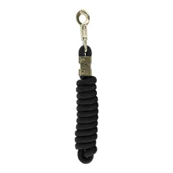 Kentucky Führstrick Basic Panikhaken - Schwarz -  Farbe: Schwarz, Länge: 2 m