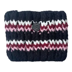 Soulhorse Loop Equestfan gestrickt - Black/Rose -  Farbe: Black/Rose, Grösse: One Size