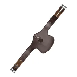Waldhausen Sattelgurt mit Bauchlatz - Braun -  Farbe: Braun, Länge: 135 cm