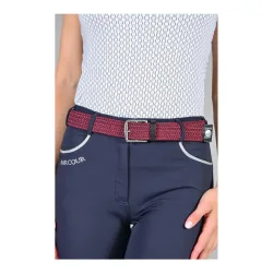 Harcour Gürtel Baltic - violine Länge Damen/Herrengürtel: S
