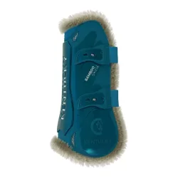 Kentucky Gamaschen Vegan Lamfell Bamboo Elastik - emerald Grösse: S