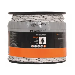 Gallagher PowerLine-Cord - Weiss -  Länge: 200 m, Farbe: Weiss