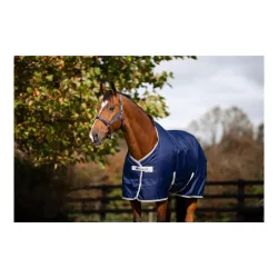 Bucas Weidedecke FREEDOM Turnout LIGHT - navy/silver Farbe: Navy/Silver, Grösse Pferdedecken: 145 cm