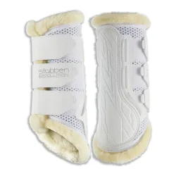 Stübben Gamaschen Airflow Fleece - Weiss -  Grösse: XL, Farbe: Weiss