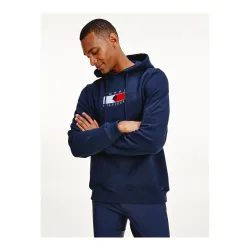 Tommy Hilfiger Equestrian Hoody TH Equestrian Statement Herren - Desert Sky -  Grösse Bekleidung Herren: XXL