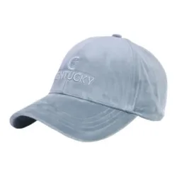 Kentucky Cap Velvet - hellblau Grösse Bekleidung Unisex: One Size, Farbe: Hellblau