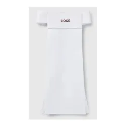 BOSS Equestrian Plastron Logo Glitzer - Weiss -