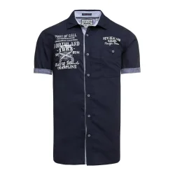Camp David Hemd 1/2 Bay of Island I Herren - blue navy - Glacier-deepsea -  Grösse Bekleidung Herren: XXL