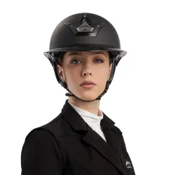 Veredus Reithelm Vita Wide Visor Matte - Black Matte -  Grösse Reithelm: 53 / M