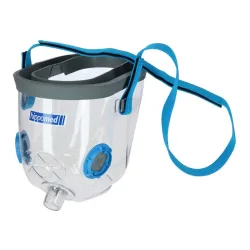 Hippomed Inhalationsmaske für AirOne - Blau Transparent -  Grösse: Shetty