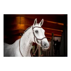 Horseware Zaum Micklem3 Competiton ohne Zügel - Braun -  Farbe: Braun, Grösse: Cob