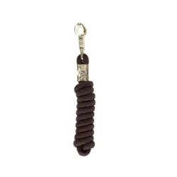 Kentucky Führstrick Basic Panikhaken - Braun -  Länge: 2 m, Farbe: Braun