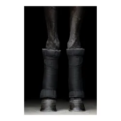 Incrediwear Equine Bandagierunterlagen Circulation (Paar) - Black -  Grösse Pferd: Pony, Farbe: Black