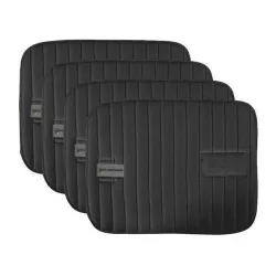 Waldhausen Bandagierkissen mit Klett 4er Set - schwarz Farbe: Schwarz, Grösse: One Size