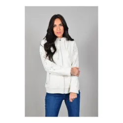 Harcour Sweatjacke Sweet Hoodie Damen - beige Grösse Bekleidung Damen: XS