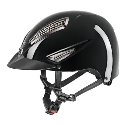 Uvex Reithelm Perfexxion III - Shiny Black -  Farbe: Shiny Black, Grösse Reithelm: 55-58