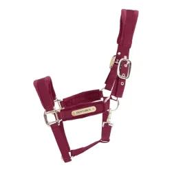 Kentucky Halfter Velvet - Bordeaux -  Grösse Pferd: Pony, Farbe: Bordeaux