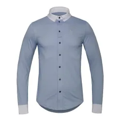 Kingsland Turniershirt langarm KLOla Herren - blue coastal fjord Grösse Bekleidung Herren: XL