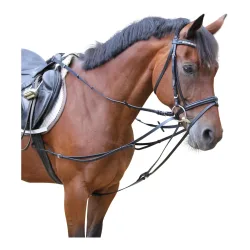 Kerbl Dreieckzügel - Schwarz -  Grösse Zaum: Pony