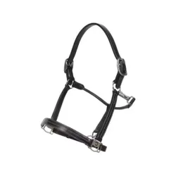 Dy'on Verstellbares US-Kopfhalfter WO coll - Schwarz -  Farbe: Schwarz, Grösse Pferd: Full