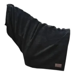 Kentucky Halsdecke Heavy Fleece - schwarz Grösse: Cob