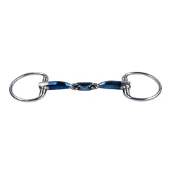 Trust Olivenkopftrense eggbut eliptical doppelt gebrochen 16mm - Silber -  Gebisslängegrösse: 13.5 cm