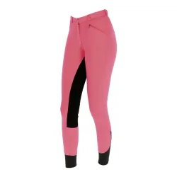 Covalliero Economic Kinderreithose Vollbesatz - dark rose Grösse Bekleidung Kinder: 122