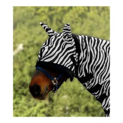 Waldhausen Fliegenmaske Zebra Grösse Halfter: Pony, Farbe: Zebra