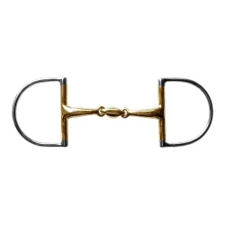 Stübben D-Ring doppel gebrochen Sweet Copper Gebisslängegrösse: 14.5 cm, Stärke: 16 mm