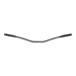 PresTeq Stirnband ShineBright - braun - Braun/Silber -  Farbe: Braun/Silber, Grösse Zaum: Extrafull