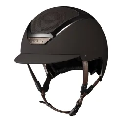KASK Reithelm Dogma Chrome - Brown -  Farbe: Brown, Grösse Reithelm: 55