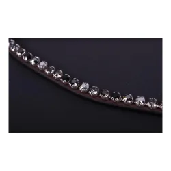 PresTeq Stirnband ShineBright - braun - Braun/Schwarz -  Farbe: Braun/Schwarz, Grösse Zaum: Full