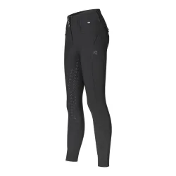 Kingsland Reithose Kira H Shape Vollgrip Damen - Black -  Farbe: Black, Grösse Bekleidung Damen: 34