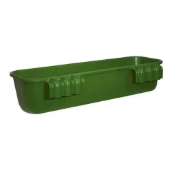 Kerbl Langfuttertrog - Grün -
