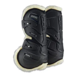 Stübben Gamaschen Hybrid Fleece - schwarz Grösse: M