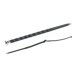 Fleck Dressurgerte Trainer/ Nylon+Fiberglas weich mit Soft-Wickelgriff - Schwarz -  Länge Peitschen und Gerten: 100