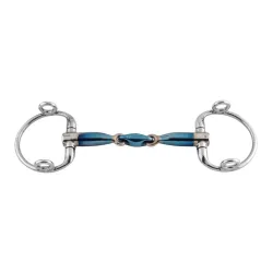Trust Aufziehtrense Olivenkopf eggbut gag doppelt gebrochen Sweet Iron 16mm Gebisslängegrösse: 12.5 cm