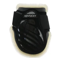 Kentucky Streichkappen Vegan Lamfell young Horse - schwarz Grösse: M