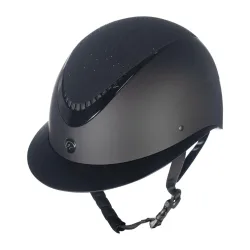 HKM Reithelm Alarion Diamond - Schwarz/Schwarz -  Farbe: Schwarz/Schwarz, Reithelmgrössen: 55-57