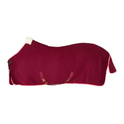 Kentucky Abschwitzdecke PROtherm - Bordeaux -  Grösse: 130 cm, Farbe: Bordeaux
