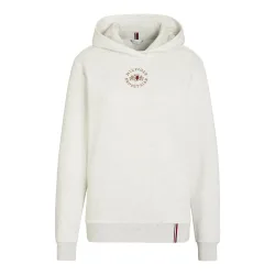 Tommy Hilfiger Equestrian Hoodie Grove unisex - Ecru -  Farbe: Ecru, Grösse: XS