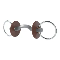 Beris Gebisse Wassertrense, Konnex Zungebogen, soft, R 7,5cm Grösse: 13 cm