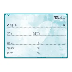 Soulhorse Boxenschild beschreibbar - Petrol -  Farbe: Petrol, Inhalt: 1 Stück