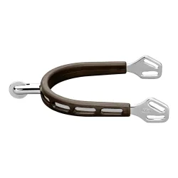 Sprenger Sporen ULTRA fit BROWN GRIP mit Rad - Braun -